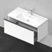 Duravit D-Neo wastafelonderkast 98.4x44x45.2cm 1 lade met softclose wit Mat SW640865