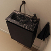 MONDIAZ TURE-DLUX 40cm toiletmeubel Urban. EDEN wastafel Lava positie links. Zonder kraangat. SW1103638