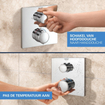 GROHE QuickFix Precision Thermostat Perfect inbouw douchesysteem met Vitalio Comfort 250 hoofddouche chroom SW1120187