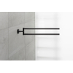 Duravit Starck T Handdoekhouder - 2 stangen - 46.5cm - draaibaar - zwart mat SW297086
