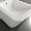 Villeroy & Boch Finion wandbidet 1 kraangat 37.5x56cm ceramic+ met overloop wit SW106544