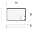 Duravit D Code douchebak acryl rechthoekig 110x75cm met afvoergat 90mm wit 0295847