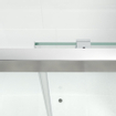 FugaFlow ID06 Quick Fit Badwand - 2 delige schuifdeur - 170x150cm - 6mm veiligheidsglas - anti kalk - chroom SW999909