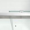 Saniclass ID06 Quick Fit Badwand 2 delig schuifdeur 170x150cm 6mm veiligheidsglas anti kalk chroom SW238236