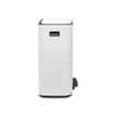 Brabantia Bo Pedaalemmer - 60 liter - kunststof binnenemmer - wit SW1117451