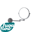 FugaFlow make-up spiegel - 20cm - rond - PVD - geborsteld gunmetal - SW1204466