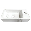 Wiesbaden One Pack Mini-Rhea rechts fontein 360x180x90 Carrara SW539015