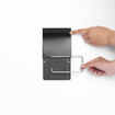 Brabantia ReNew Toiletrolhouder- met klep - matt black SW237218