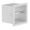 Fortifura Calvi Toiletrolhouder - inbouw - 17.3x17.3x15.3cm - Mat wit SW1126062