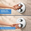 GROHE QuickFix Precision Thermostat Perfect inbouw douchesysteem met Vitalio Rain Mono 310 hoofddouche chroom SW1120179