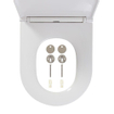 Tiger Elvas Toiletbril met deksel Duroplast Wit SW877262