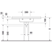 Duravit Philippe Starck 3 meubelwastafel 105x48.5cm met Wondergliss wit 0314064