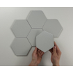 Cifre Ceramica Hexagon Timeless wand- en vloertegel - 15x17cm - 9mm - Zeshoek - Lichtgrijs mat SW476709
