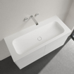 Villeroy & boch Finion meubelwastafel 120x50 zonder kraangat zonder overloop stonewhite Ceramic+ stone white SW209391