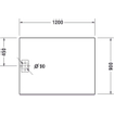 Duravit Stonetto kunststof douchebak (Solid Surface) rechthoekig 120x90x5cm wit 0300920