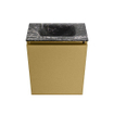 MONDIAZ TURE-DLUX 40cm toiletmeubel Oro. EDEN wastafel Lava positie midden. Zonder kraangat. SW1103900