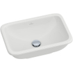 Villeroy en Boch Loop en Friends inbouwwastafel 51x34cm met overloop zonder kraangat wit 0100049