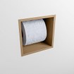 Mondiaz EASY Toiletrolhouder - CUBE 169 - 16x16x16cm - solid surface - Oro SW1026200
