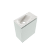 MONDIAZ TURE-DLUX 40cm toiletmeubel Greey. EDEN wastafel Ostra positie links. Zonder kraangat. SW1104927