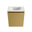 MONDIAZ TURE-DLUX 40cm toiletmeubel Oro. EDEN wastafel Ostra positie midden. Zonder kraangat. SW1104966