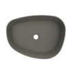 Arcqua Rocker waskom - opbouw - organisch rechts - 50x37cm - mat quartz grijs SW1209123