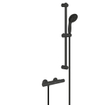 Grohe Precision Start Douchekraan - glijstang - handdouche - thermostatisch - 60cm - mat zwart SW968297