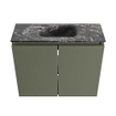 MONDIAZ TURE-DLUX 60cm toiletmeubel Army. EDEN wastafel Lava positie midden. Zonder kraangat. SW1103641