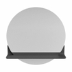 Mondiaz SPOT Badkamerspiegel - rond 60cm - spiegelplanchet - kleur Dark Grey SW1235514