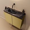 MONDIAZ TURE-DLUX 60cm toiletmeubel Oro. EDEN wastafel Lava positie links. Zonder kraangat. SW1103959