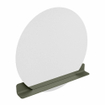 Mondiaz SPOT Badkamerspiegel - rond 100cm - spiegelplanchet - kleur Army SW1235489
