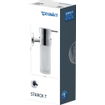 Duravit Starck T Zeepdispenser - 17.6x6cm - matglas - zwart mat SW297098