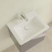 Villeroy en Boch Subway 2.0 meubelfontein 50x40cm 1 kraangat met overloop ceramic+ wit 1024206