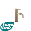 FugaFlow Eccelente Sobrado Badkamer Slim Wastafelkraan - 17.3cm - opbouw - messing geborsteld PVD SW1123331