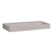 Saniclass Beton meubelwastafel 100x46x11cm zonder overloop 1 wasbak 1 kraangat Beton SW416504