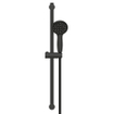 GROHE Vitalio Start 100 Glijstangset - 60cm - rond handdouche - 2 straalsoorten - gladde doucheslang - mat zwart SW924884