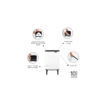 Brabantia Bo Hi Afvalemmer - 7 liter - kunststof binnenemmer - wit SW1117396