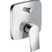Hansgrohe Metris afdekset badkraan met zekerheidscombinatie chroom GA43901