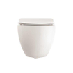 Crosswater Glide II Wandtoilet - 36.5x51x34.5cm - spoelrandloos - zonder zitting- glans wit SW857408