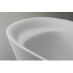 Duravit Cape Cod kunststof bad acryl ovaal vrijstaand met aangevormd paneel 185x85x62cm met af en overloopgarnituur wit 0300894