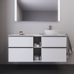 Duravit D-Neo wastafelonderkast 140x66.4x55cm 4 lades wit Mat SW641281