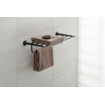 Duravit Starck T Handdoekhouder - 4 rijen - 61cm - zwart mat SW297093