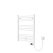 Plieger Elba Electrical elektrische designradiator - 702X400mm - met thermostaat - 300w - wit SW1221756