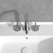 Villeroy & Boch Loop & Friends Driegats wastafelkraan - chroom SW974322
