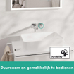 Hansgrohe Tecturis Wastafelkraan Inbouw - mengkraan - eengreeps - 22.5cm uitloop - chroom SW918386