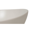 Plieger Scale keramische opbouw waskom ovaal 40.6xx32.2xx18.2cm mat wit SW94938