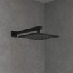 Villeroy & Boch Universal Showers hoofddouche - 25cm - vierkant - mat zwart SW974356