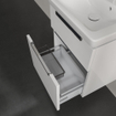 Villeroy & Boch Subway 2.0 wastafelonderkast 48.5x59cm 2 lades Glossy white SW479810