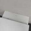 Villeroy & Boch Subway 3.0 Toiletset - zonder spoelrand - diepspoel - inbouwreservoir - twistflush - bedieningsplaat wit glans - zitting softclose & quickrelease - ceramic+ stone white SW956290