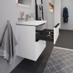 Duravit D-Neo meubelset m. wastafelonderbouwkast m. 2 laden m. softclose 65x20x48cm incl. wastafel wit mat SW641977