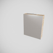 Mondiaz CUBB Spiegelkast - 50x70cm - 1 deur - Washed Oak (Hout) SW1222573